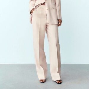 Zara NWT light pink / beige trouser